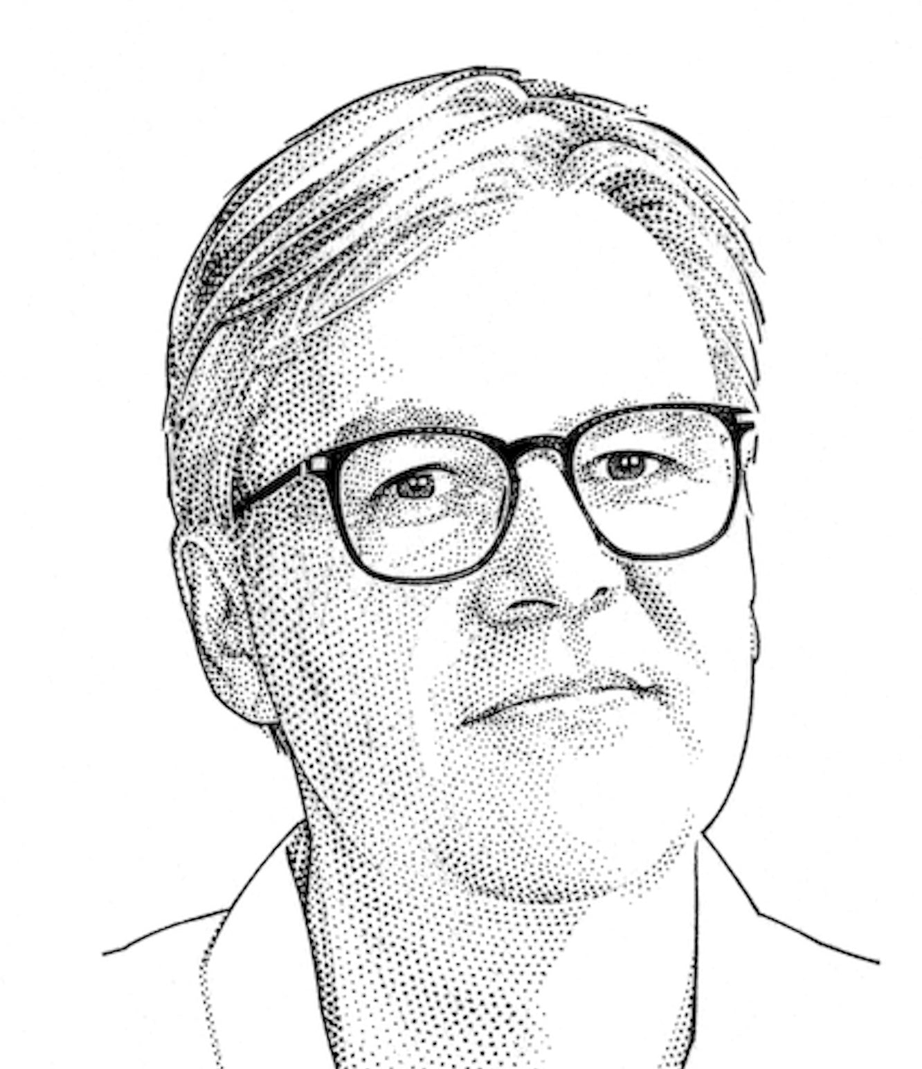 Frank Voelkl, perfumer, engraved portrait